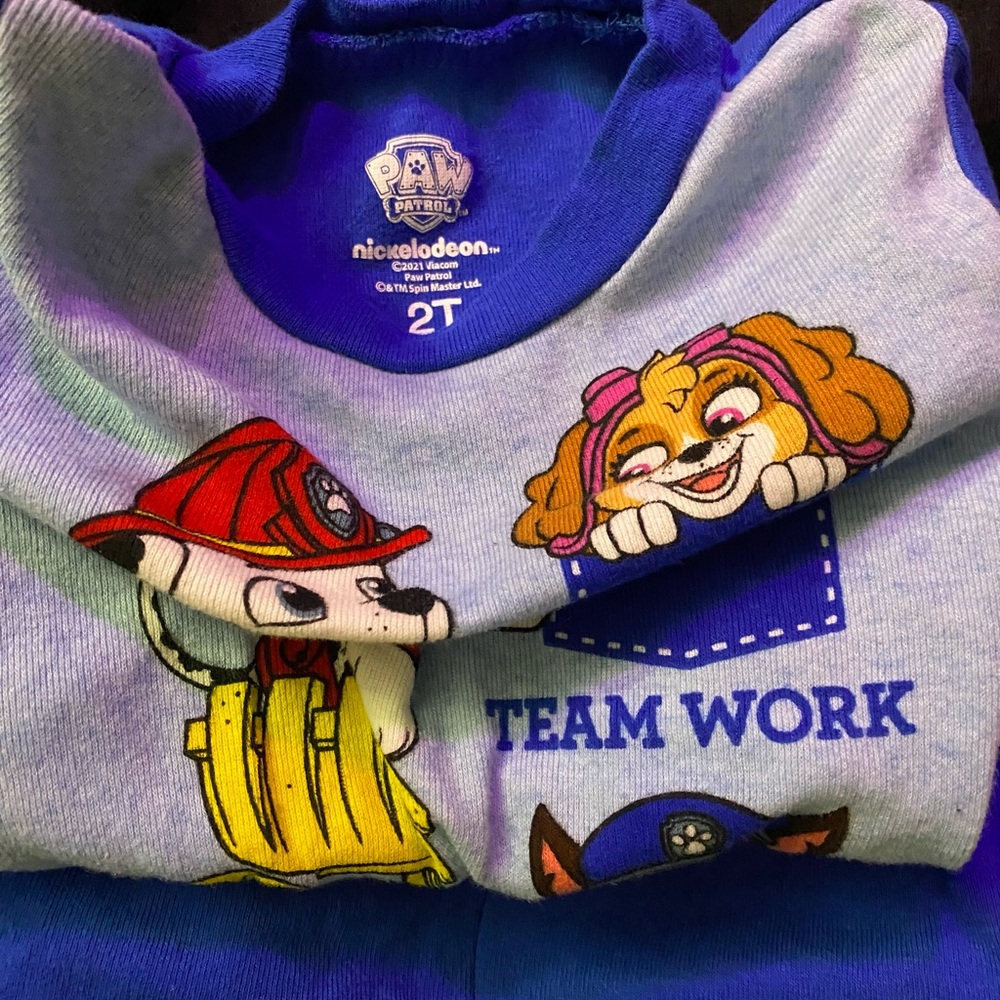 👶🏼Toddler Pants (Bundle of 7) with Free Paw Patrol PJ set sz 18-24months & 2T - Picture 9 of 12